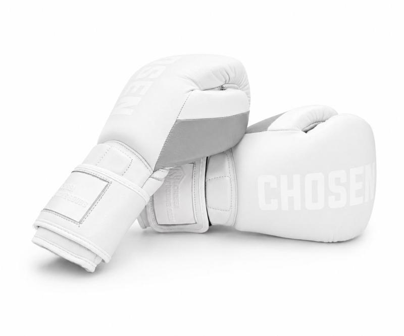 Chosen Supergel Premium Boxing Gloves-white/silver
